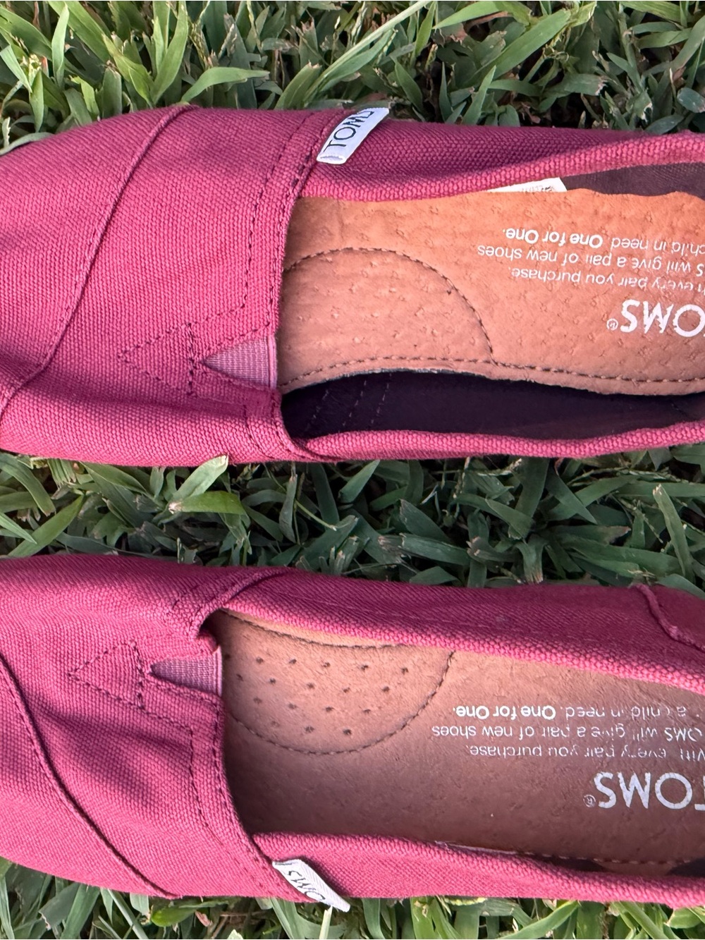 Toms Women’s Slip-On Espadrilles in Deep Raspberry
